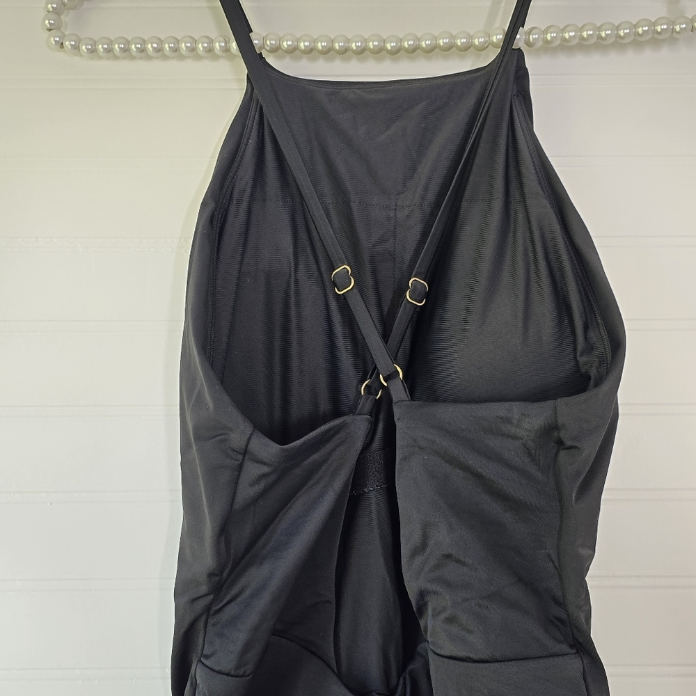 Andie The Asbury One Piece Black Swimsuit Bathing Suit Large NWT New - Picture 5 of 8